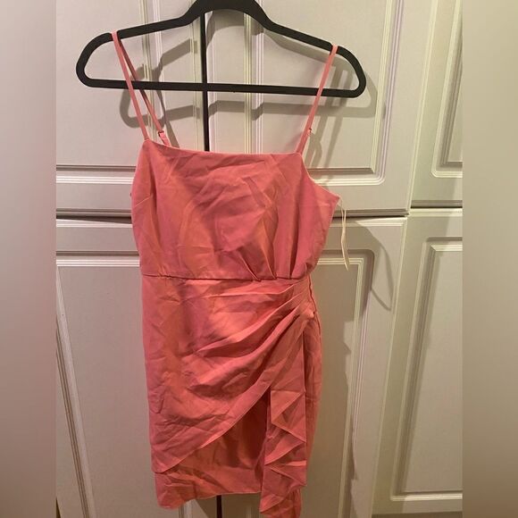BCBGENERATION Mini Ruffle  Dress In Pink NWT - Picture 4 of 7